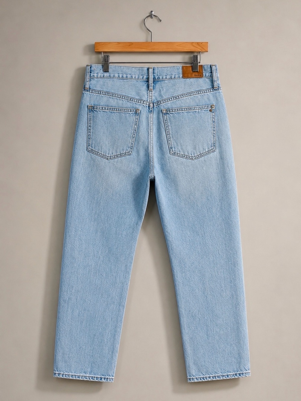 MADEWELL The Perfect Summer Jeans Size 30 Light Wash Straight Leg Denim - Picture 6 of 10